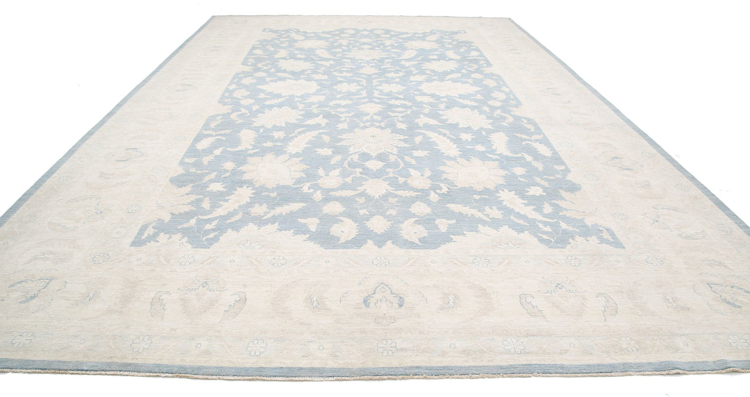 Hand Knotted Serenity Wool Rug 13' 2" x 19' 8" - No. AT95458