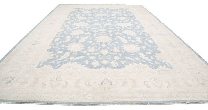 Hand Knotted Serenity Wool Rug 13' 2" x 19' 8" - No. AT95458