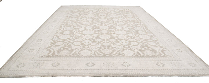 Hand Knotted Serenity Wool Rug 12' 10" x 17' 11" - No. AT70668