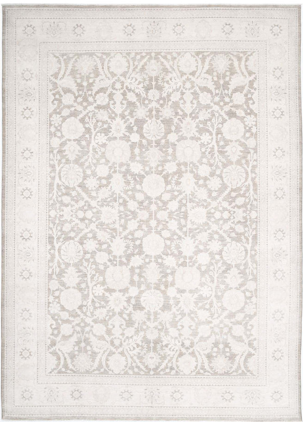 Hand Knotted Serenity Wool Rug 12' 10" x 17' 11" - No. AT70668