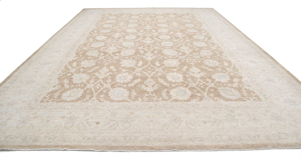 Hand Knotted Serenity Wool Rug 13' 9" x 18' 10" - No. AT18666