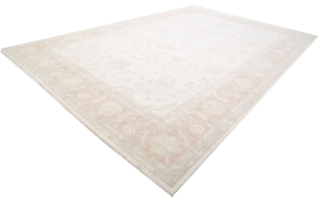 Hand Knotted Serenity Wool Rug 12' 4" x 18' 1" - No. AT47335