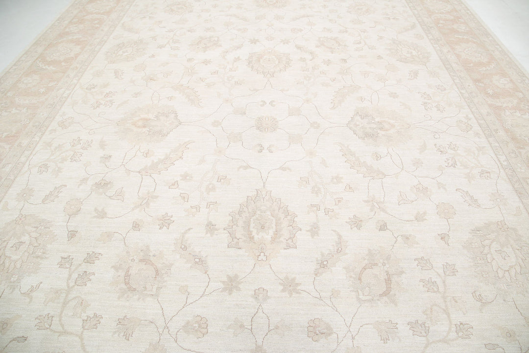 Hand Knotted Serenity Wool Rug 12' 4" x 18' 1" - No. AT47335