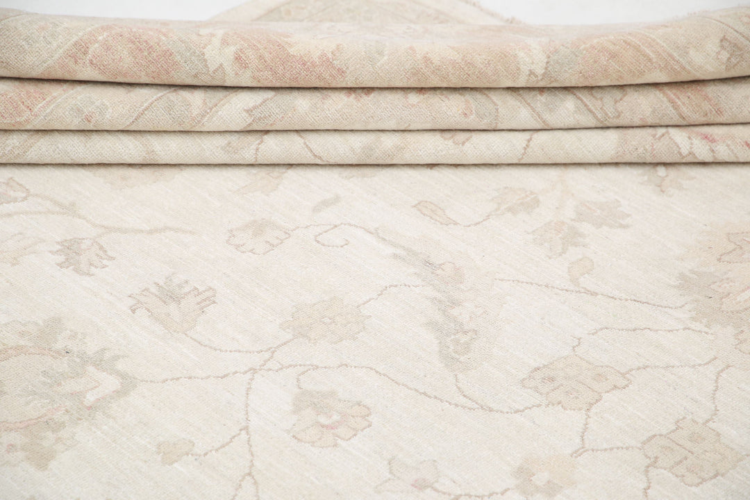 Hand Knotted Serenity Wool Rug 12' 4" x 18' 1" - No. AT47335