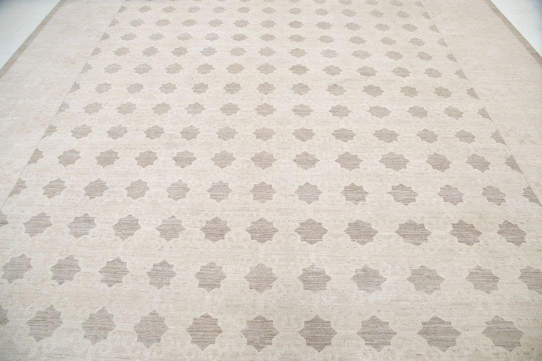 Hand Knotted Serenity Wool Rug 12' 0" x 14' 5" - No. AT86690