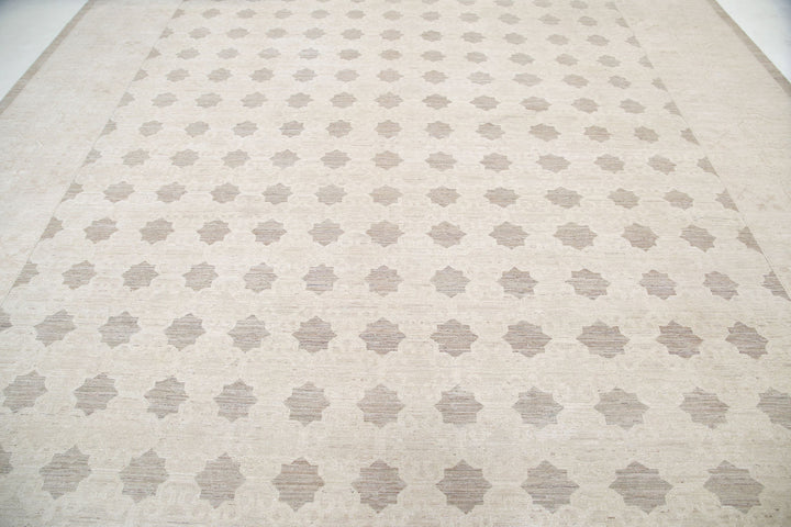 Hand Knotted Serenity Wool Rug 12' 0" x 14' 5" - No. AT86690