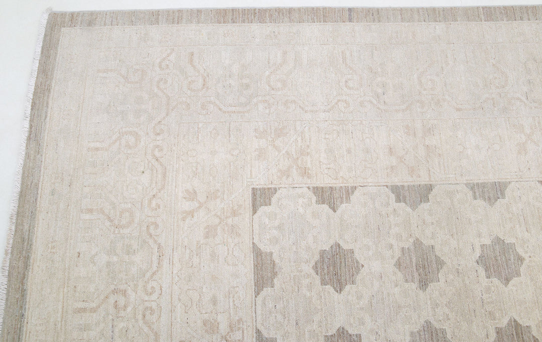 Hand Knotted Serenity Wool Rug 12' 0" x 14' 5" - No. AT86690