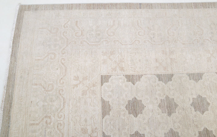 Hand Knotted Serenity Wool Rug 12' 0" x 14' 5" - No. AT86690