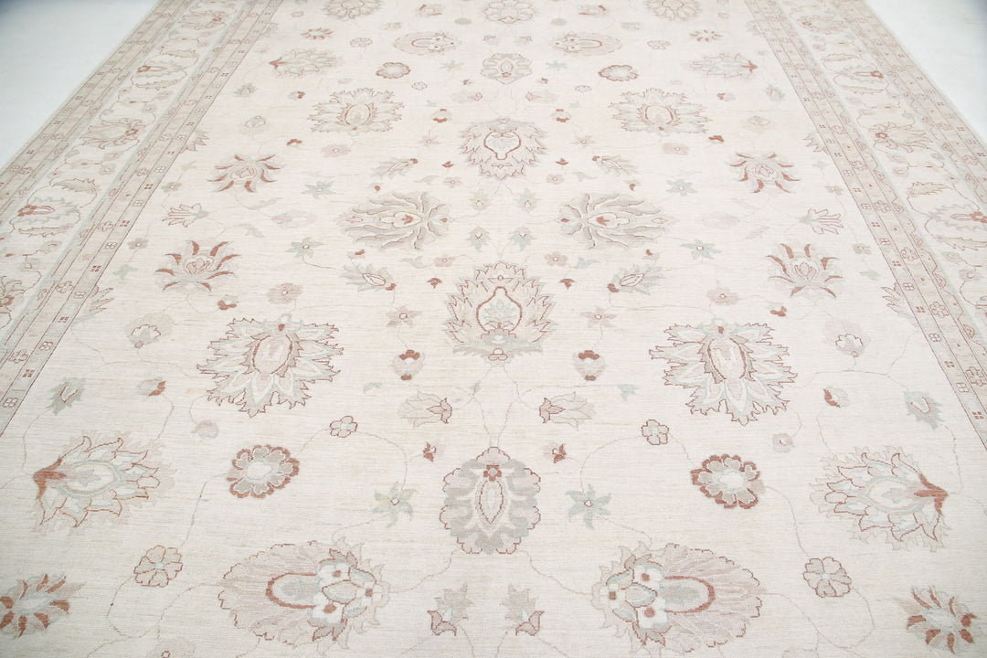 Hand Knotted Serenity Wool Rug 11' 9" x 16' 10" - No. AT20459