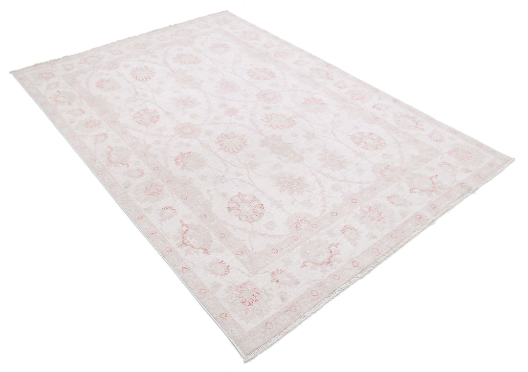 Hand Knotted Serenity Wool Rug 5' 4" x 7' 7" - No. AT30007