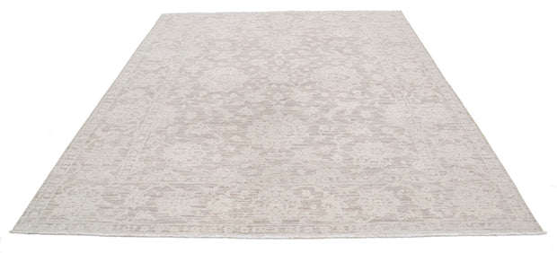 Hand Knotted Serenity Wool Rug 8' 0" x 9' 1" - No. AT70429