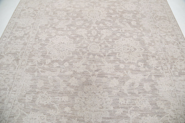 Hand Knotted Serenity Wool Rug 8' 0" x 9' 1" - No. AT70429