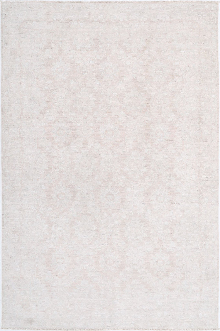 Hand Knotted Serenity Wool Rug 5' 10" x 8' 10" - No. AT93354