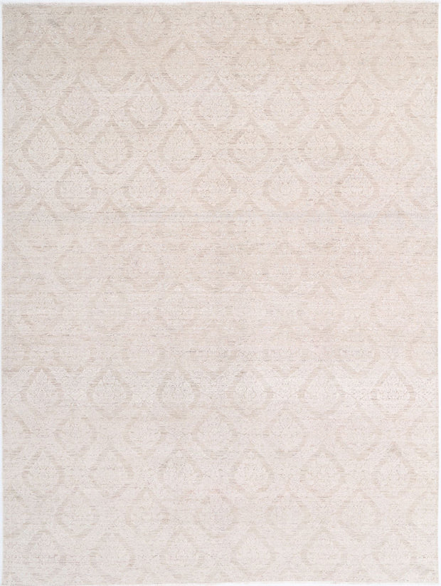 Hand Knotted Serenity Wool Rug 8' 8" x 11' 8" - No. AT63549