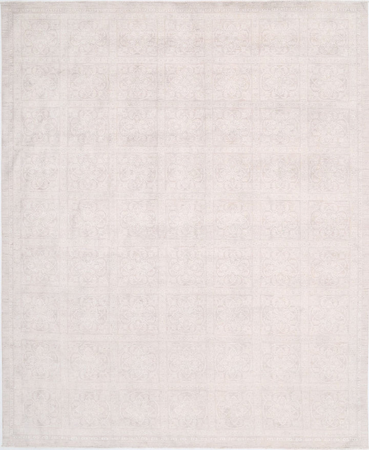 Hand Knotted Serenity Wool & Silk Rug 12' 1" x 14' 6" - No. AT43810