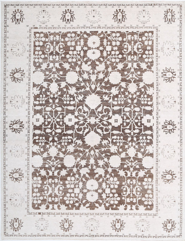Hand Knotted Serenity Wool Rug 8' 11" x 11' 8" - No. AT14993