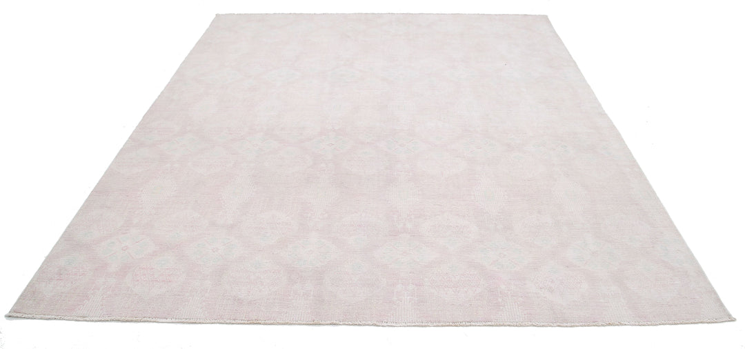 Hand Knotted Serenity Wool Rug 8' 0" x 9' 1" - No. AT40653