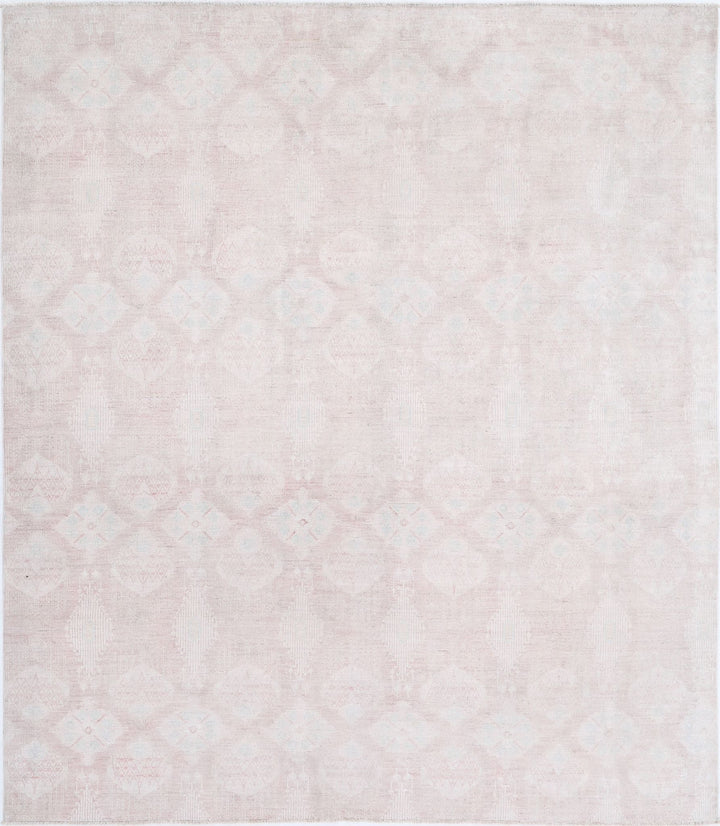 Hand Knotted Serenity Wool Rug 8' 0" x 9' 1" - No. AT40653