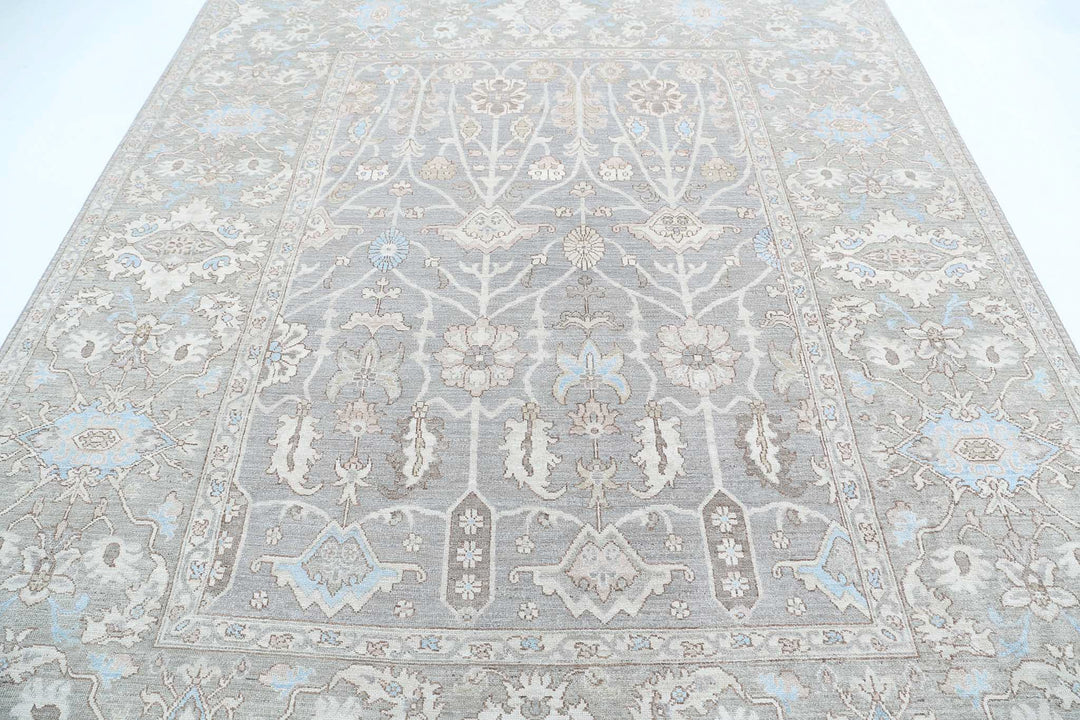 Hand Knotted Serenity Wool Rug 7' 11" x 9' 9" - No. AT15844