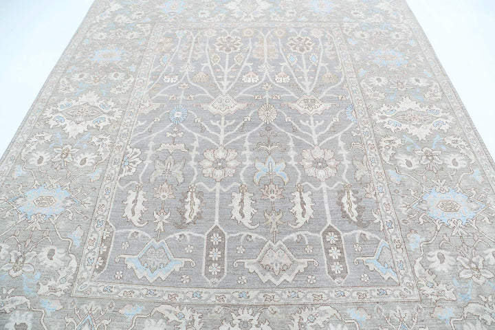 Hand Knotted Serenity Wool Rug 7' 11" x 9' 9" - No. AT15844