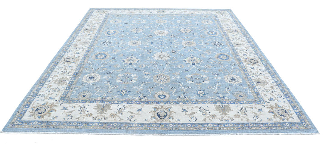Hand Knotted Serenity Wool Rug 8' 3" x 9' 9" - No. AT17411