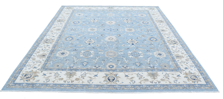 Hand Knotted Serenity Wool Rug 8' 3" x 9' 9" - No. AT17411