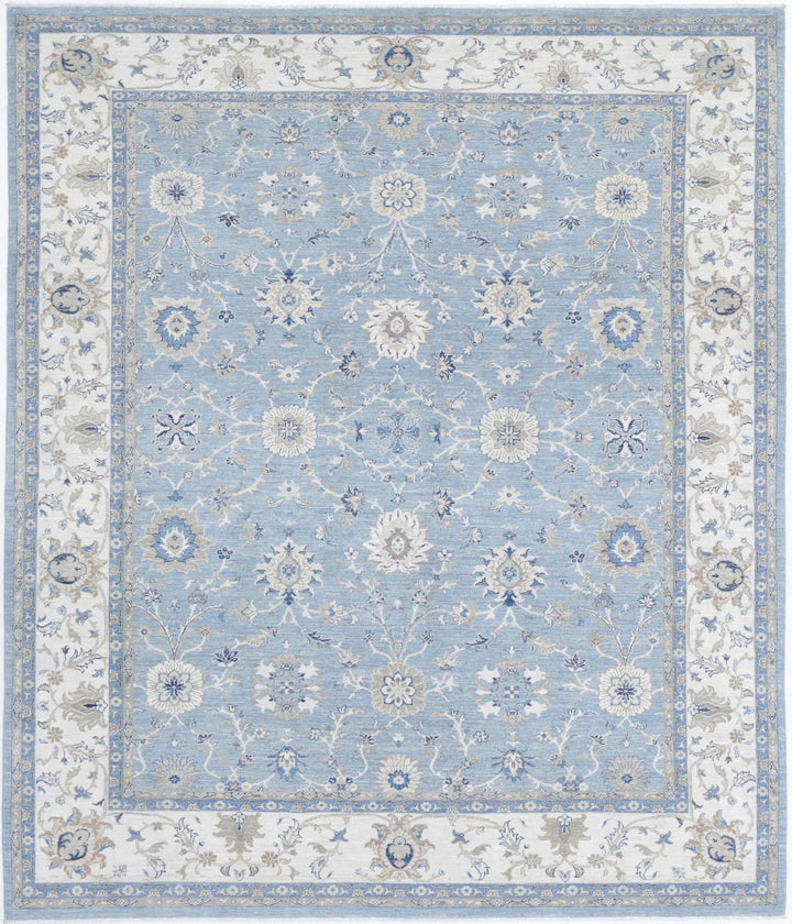 Hand Knotted Serenity Wool Rug 8' 3" x 9' 9" - No. AT17411