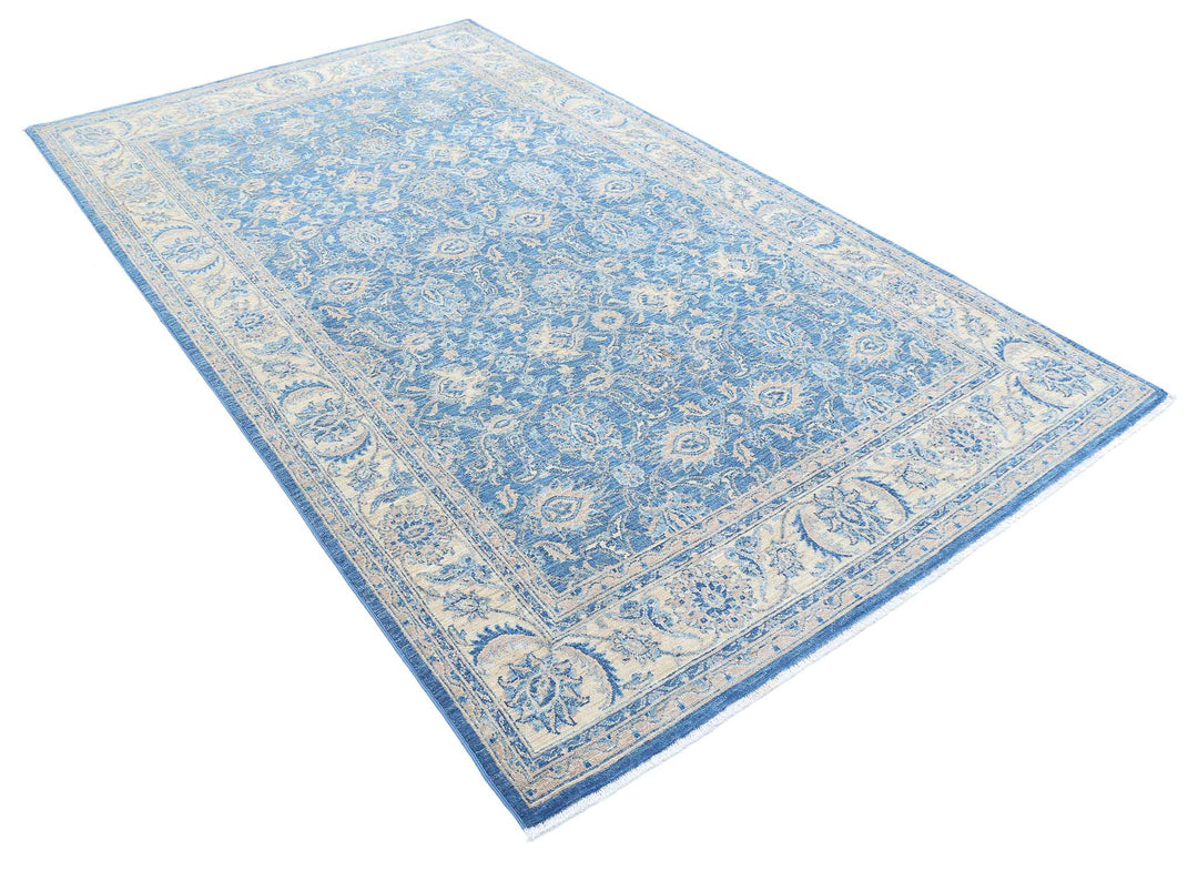 Hand Knotted Serenity Wool Rug 5' 5" x 9' 3" - No. AT97900
