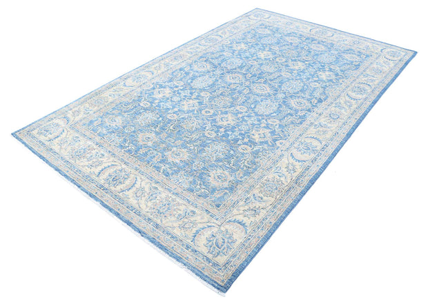 Hand Knotted Serenity Wool Rug 5' 5" x 9' 3" - No. AT97900