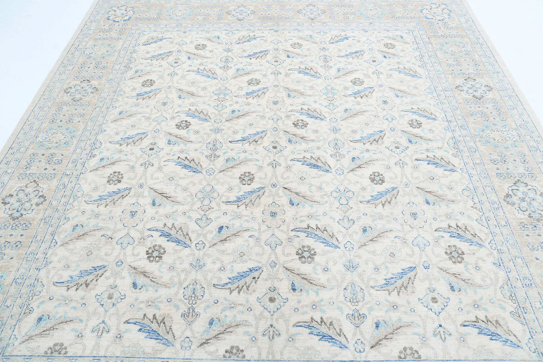 Hand Knotted Serenity Wool Rug 8' 0" x 9' 0" - No. AT40353