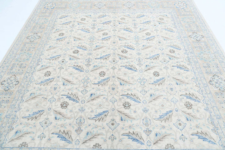 Hand Knotted Serenity Wool Rug 8' 0" x 9' 0" - No. AT40353