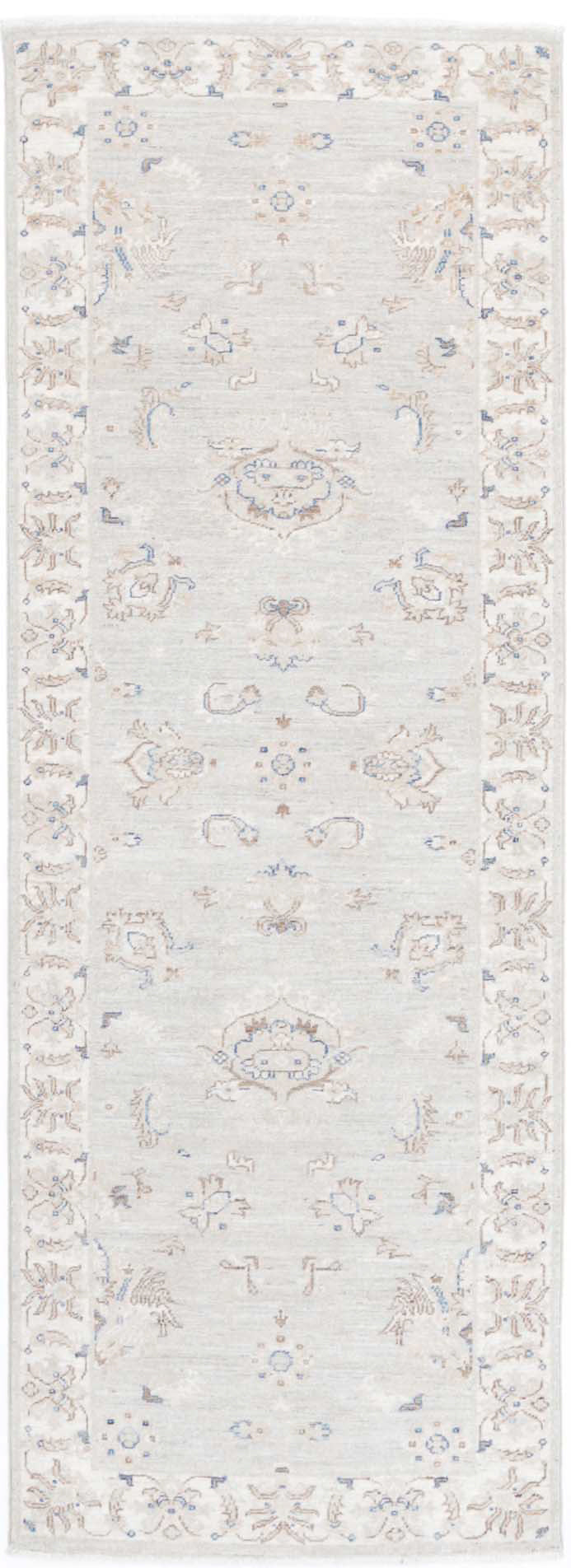 Hand Knotted Serenity Wool Rug 2' 6" x 7' 10" - No. AT15617