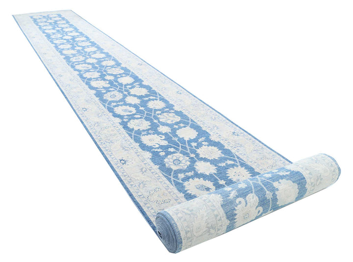 Hand Knotted Serenity Wool Rug 4' 0" x 41' 7" - No. AT37998