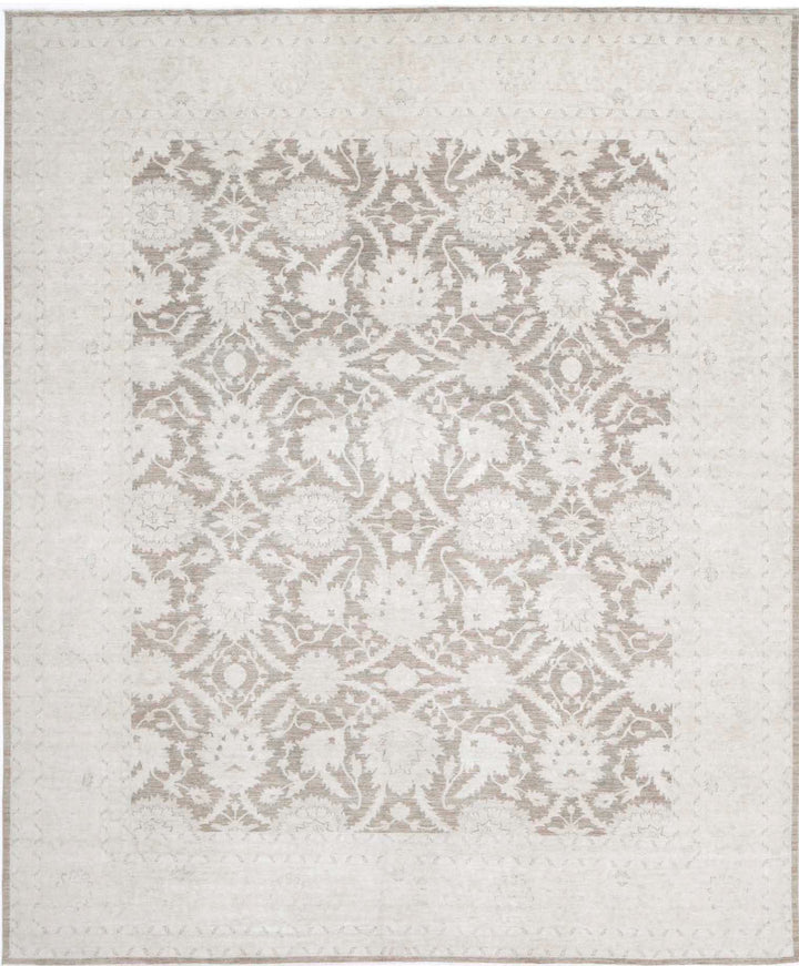 Hand Knotted Serenity Wool Rug 12' 0" x 14' 6" - No. AT52018