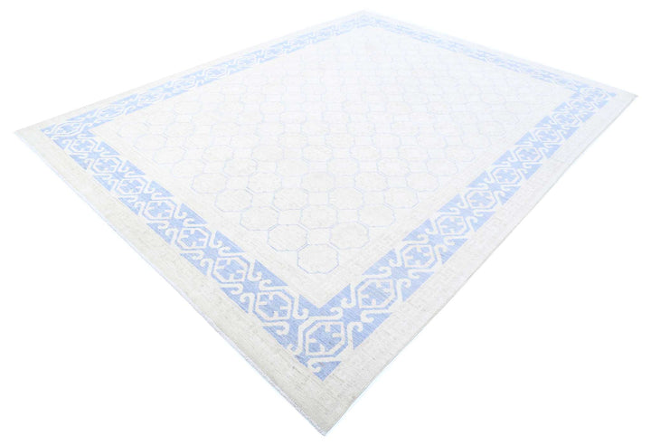 Hand Knotted Khotan Wool Rug 8' 4" x 10' 9" - No. AT75182