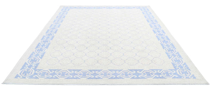 Hand Knotted Khotan Wool Rug 8' 4" x 10' 9" - No. AT75182