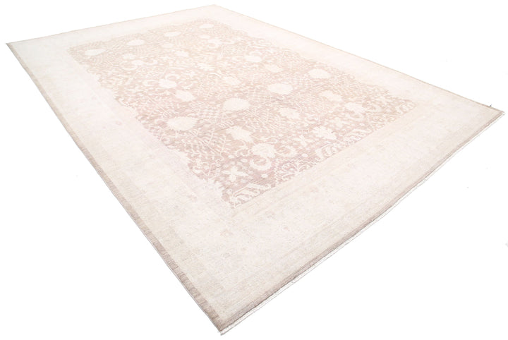 Hand Knotted Serenity Wool Rug 9' 6" x 13' 8" - No. AT15340