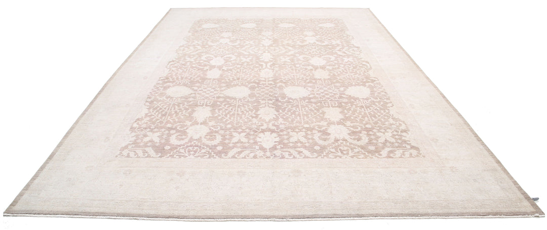 Hand Knotted Serenity Wool Rug 9' 6" x 13' 8" - No. AT15340