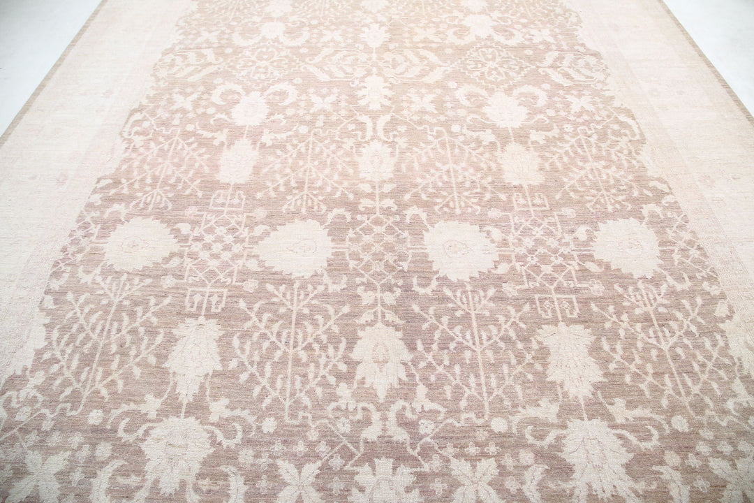 Hand Knotted Serenity Wool Rug 9' 6" x 13' 8" - No. AT15340