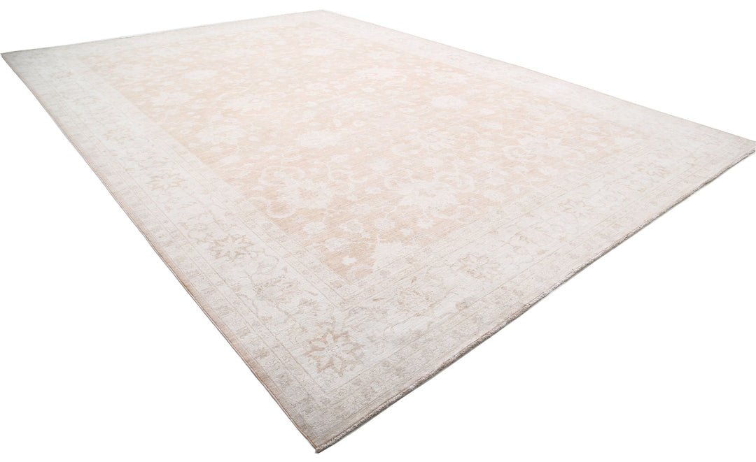 Hand Knotted Serenity Wool Rug 12' 10" x 18' 3" - No. AT38467