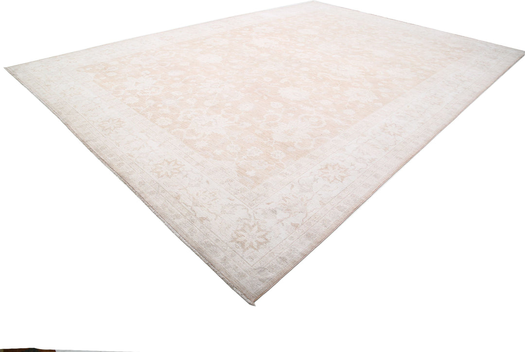 Hand Knotted Serenity Wool Rug 12' 10" x 18' 3" - No. AT38467