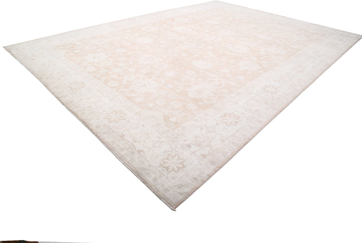 Hand Knotted Serenity Wool Rug 12' 10" x 18' 3" - No. AT38467