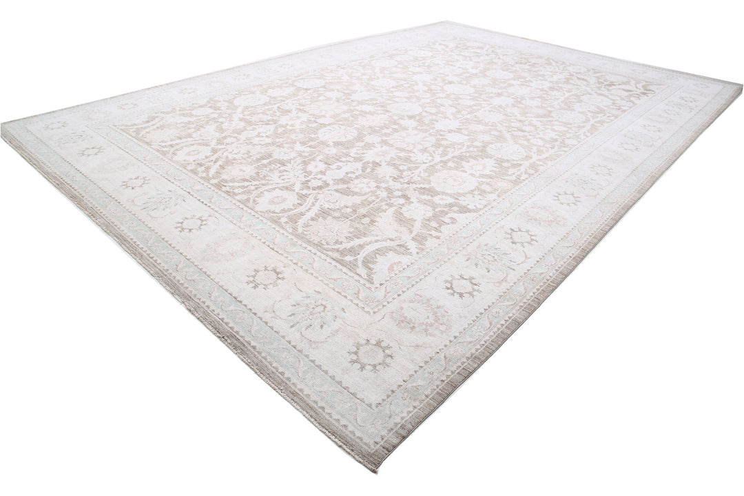 Hand Knotted Serenity Wool Rug 12' 10" x 18' 10" - No. AT20560