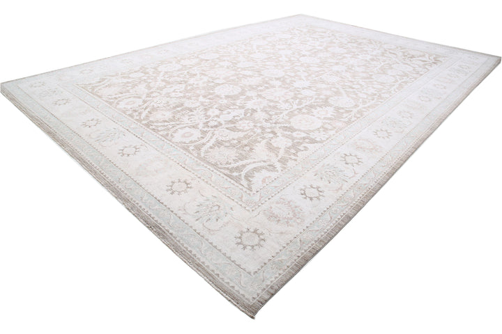 Hand Knotted Serenity Wool Rug 12' 10" x 18' 10" - No. AT20560