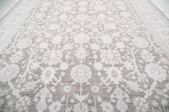 Hand Knotted Serenity Wool Rug 12' 10" x 18' 10" - No. AT20560