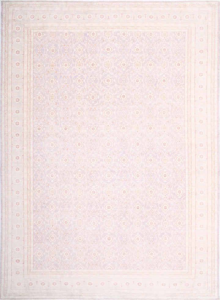 Hand Knotted Serenity Wool Rug 13' 11" x 18' 9" - No. AT42821