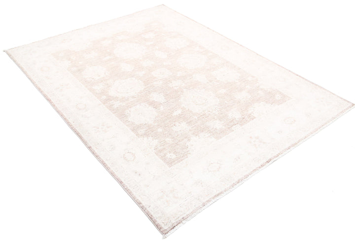 Hand Knotted Serenity Wool Rug 5' 0" x 6' 5" - No. AT71578