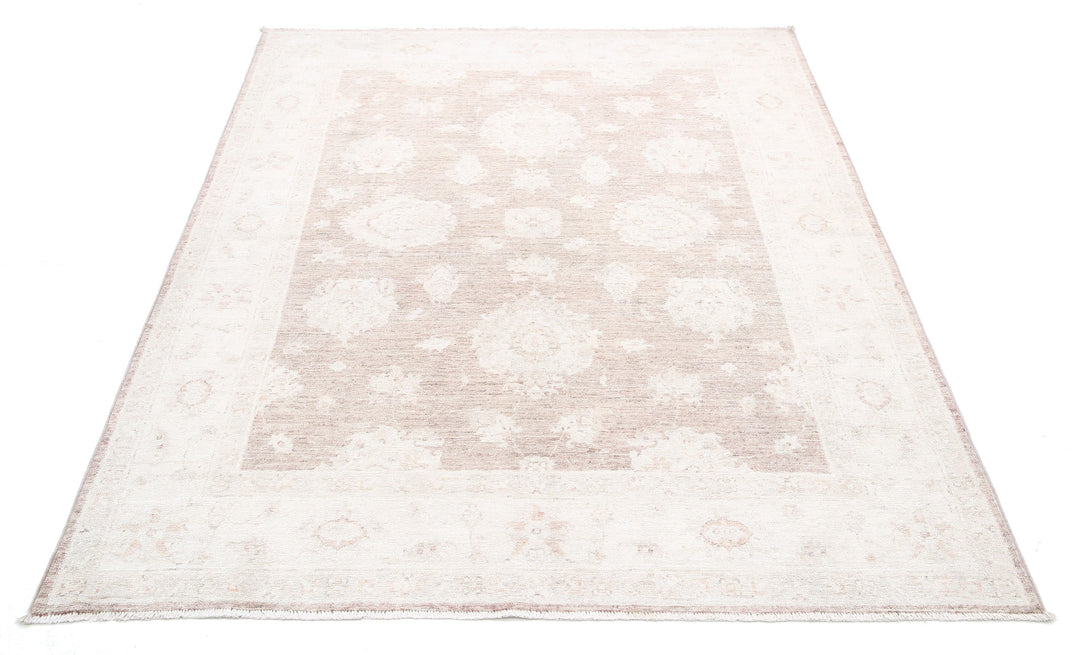 Hand Knotted Serenity Wool Rug 5' 0" x 6' 5" - No. AT71578
