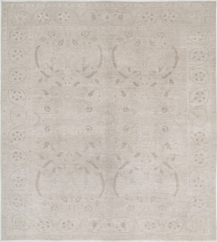Hand Knotted Serenity Wool Rug 7' 9" x 8' 7" - No. AT12922