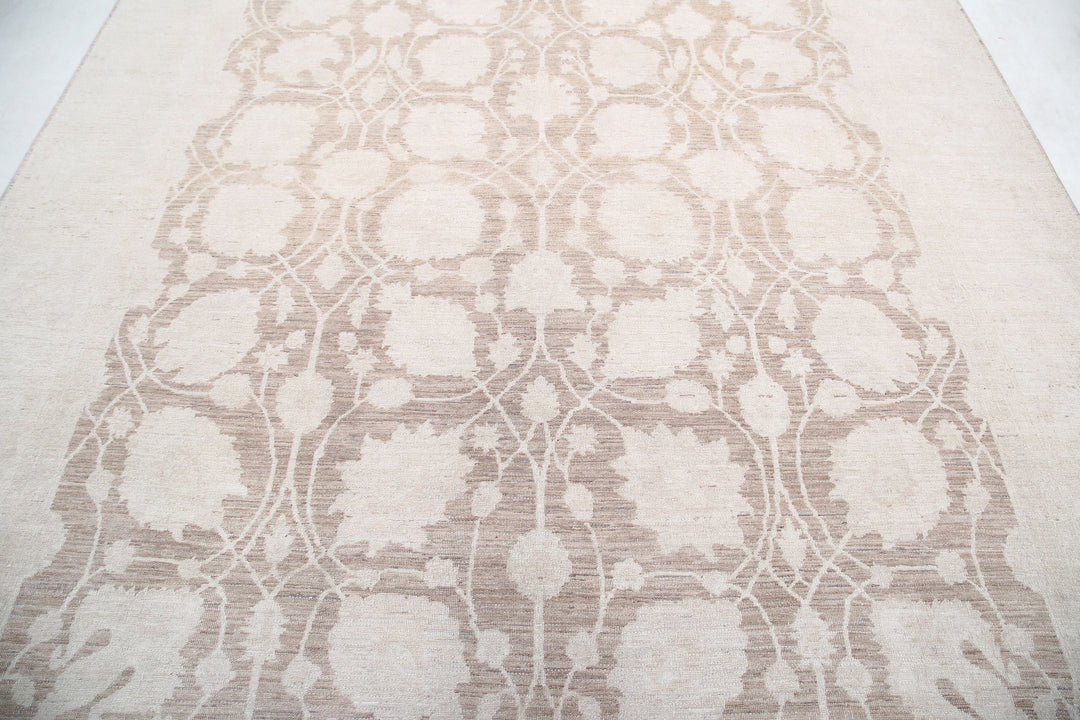 Hand Knotted Serenity Wool Rug 8' 7" x 11' 3" - No. AT63221